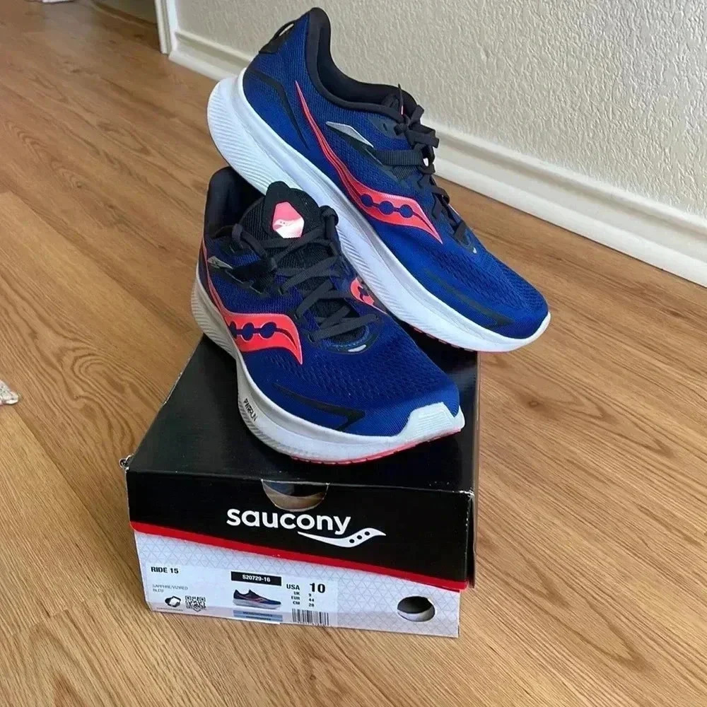 Saucony Men’s Ride 15 in Sapphire - Picture 1 of 8